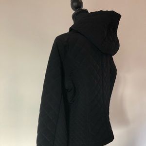 Calvin Klein hooded fleece lined coat.